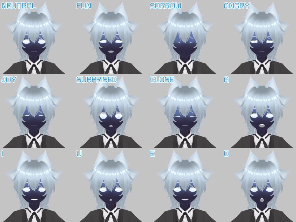 【無料】VRoidプリセットチャレンジ2023 サンプルデータ【.VRoid】