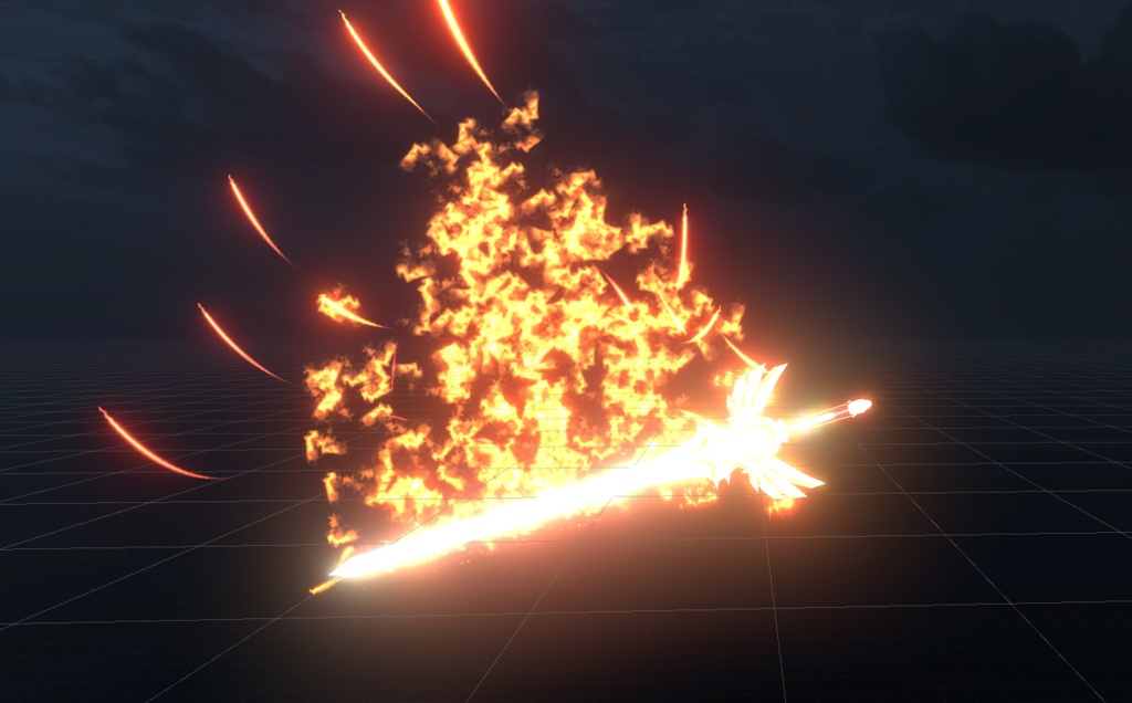 【Unity/VRChat】Phoenix Sword ( Effects + Sword )