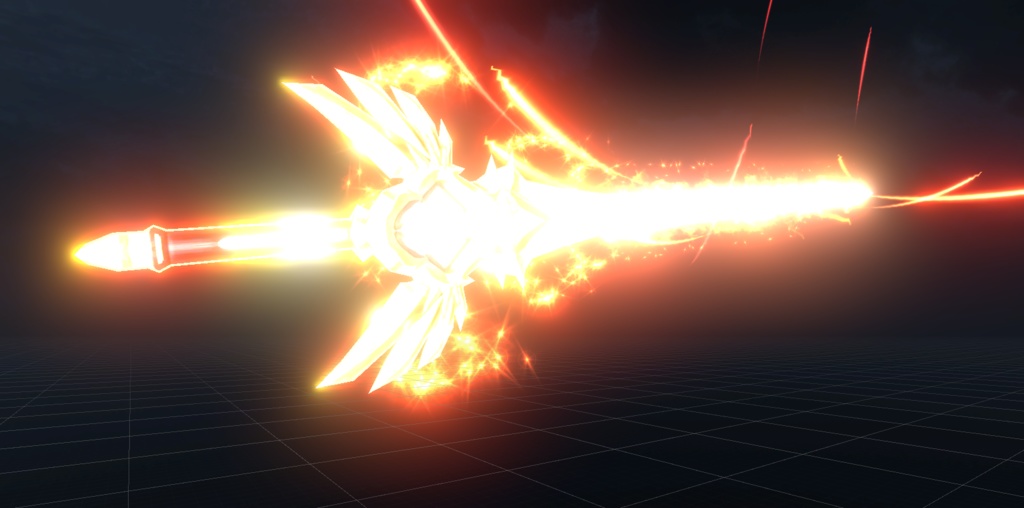 【Unity/VRChat】Phoenix Sword ( Effects + Sword )