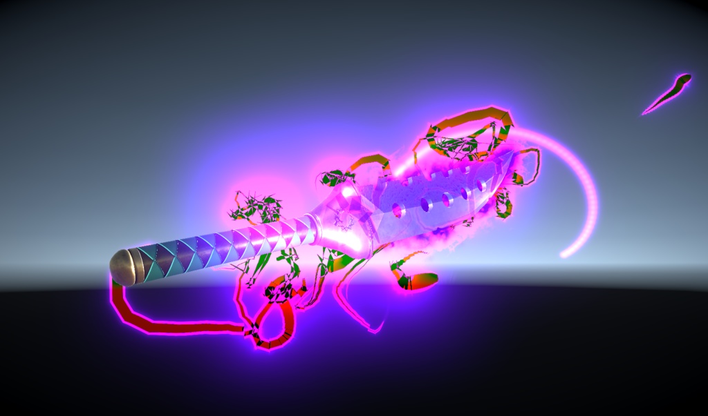 【Unity/VRChat】Wrath Sword ( Effects + Sword )
