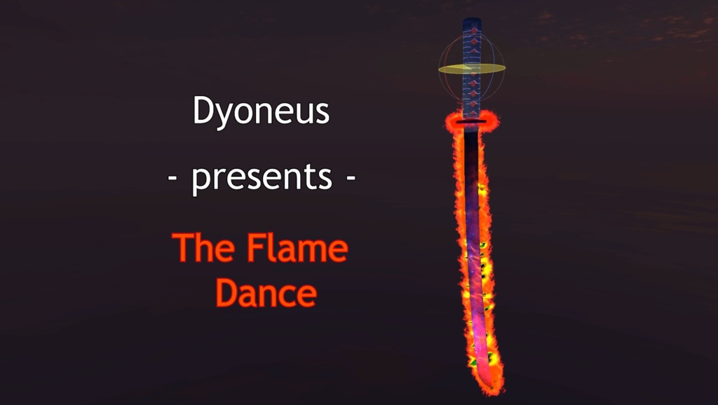 【Unity/VRChat】Flame Dance Sword ( Effects + Sword )