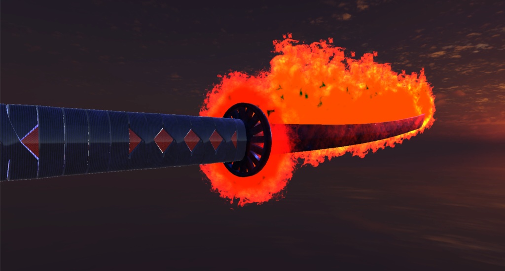 【Unity/VRChat】Flame Dance Sword ( Effects + Sword )