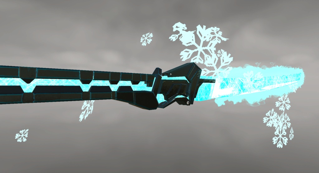 【Unity/VRChat】Permafrost Sword ( Effects + Sword )