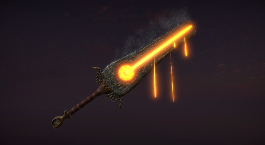 【Unity/VRChat】Igneous Sword ( Effects + Sword )