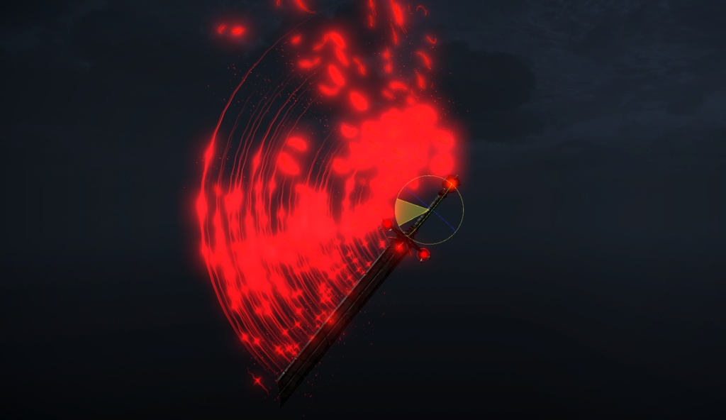 【Unity/VRChat】Diabolic Sword ( Effects + Sword )