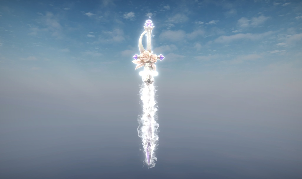 【Unity/VRChat】Elegant Sword ( Effects + Sword )