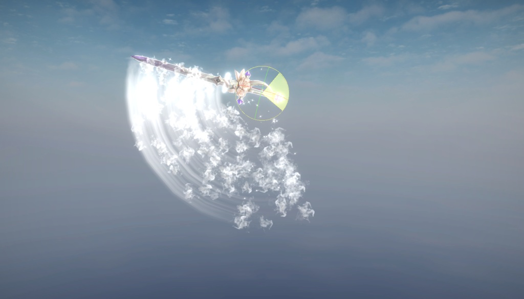 【Unity/VRChat】Elegant Sword ( Effects + Sword )