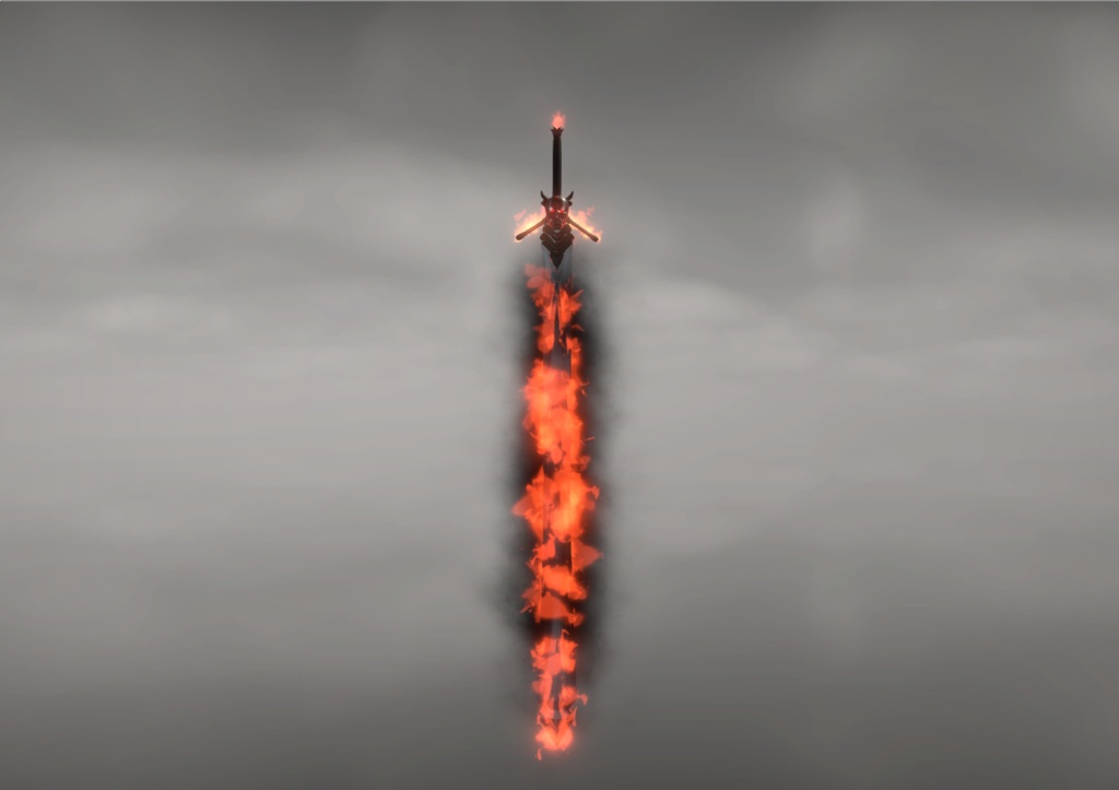 【Unity/VRChat】Deathwish Sword ( Effects + Sword )