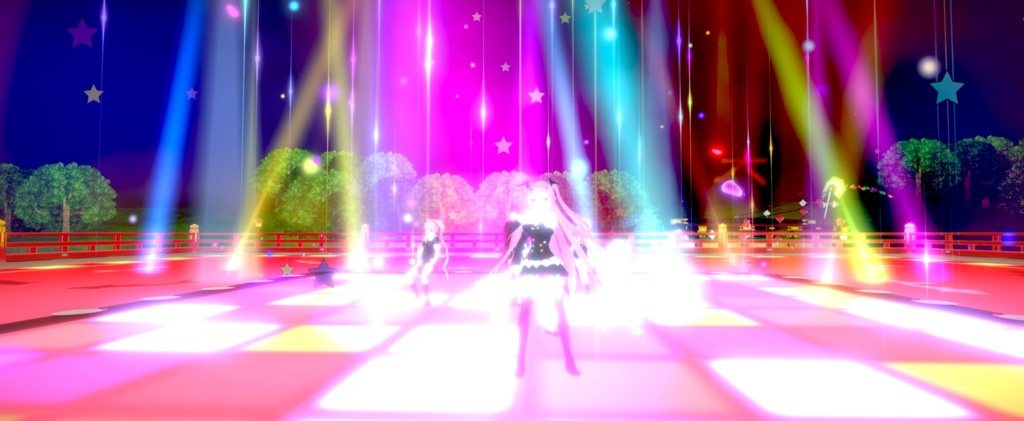 【Unity/VRChat】Music Animation (Effects+Avatar+Meshes)