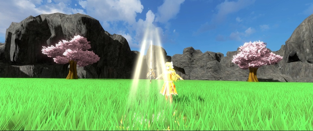 【Unity/VRChat】Light Paladin ( Effects + Avatar Animation(SDK3.0) + SoundOnCollision )