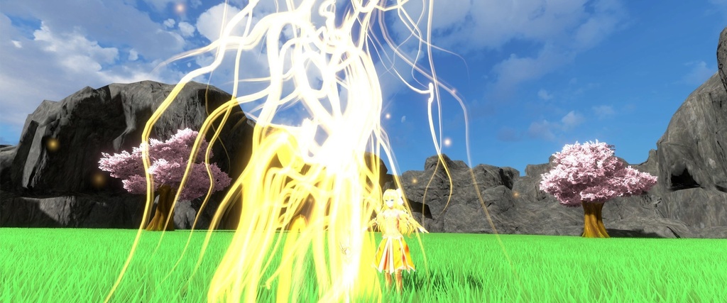 【Unity/VRChat】Light Paladin ( Effects + Avatar Animation(SDK3.0) + SoundOnCollision )