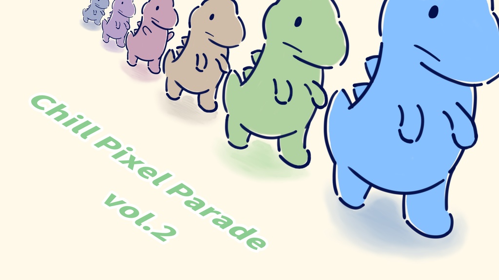 【商用利用可】Chill Pixel Parade」Vol.2｜動画・配信・創作にも
