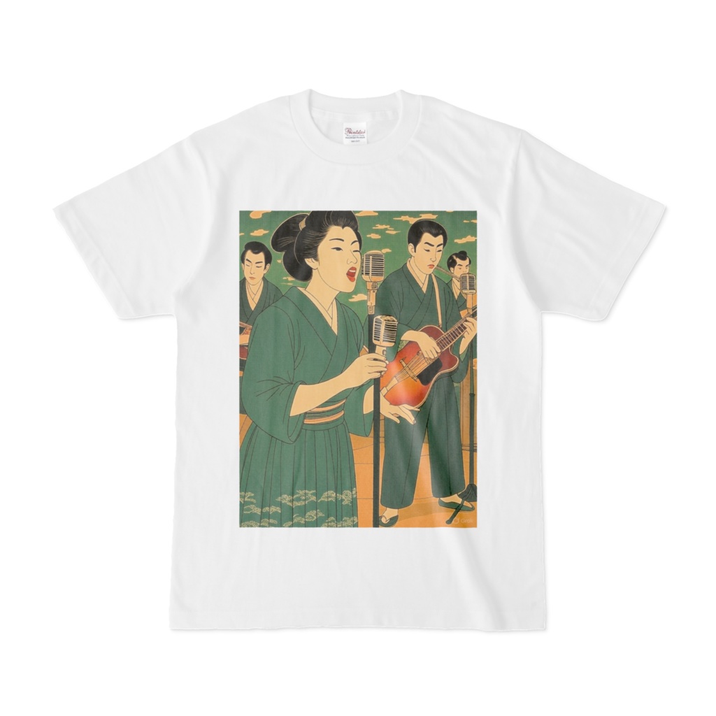 大昔のハイブリッドロカビリーバンドTシャツ