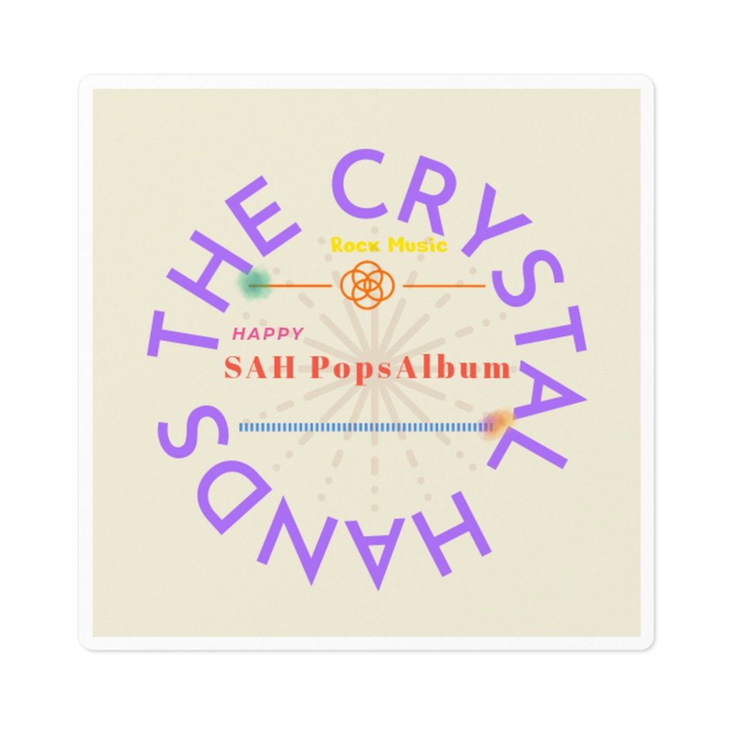 The Crystal Hands / Mini Albumのジャケットステッカー