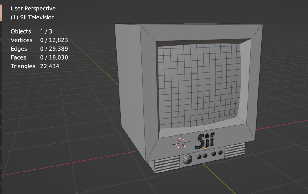 Sii Television | (3d model}