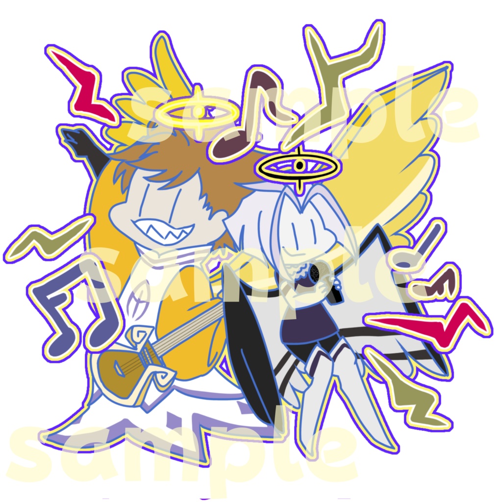 キラキラアダム＆リュートリサイタルアクキー