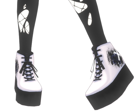 [ Vroid ] Goth Platform Shoes