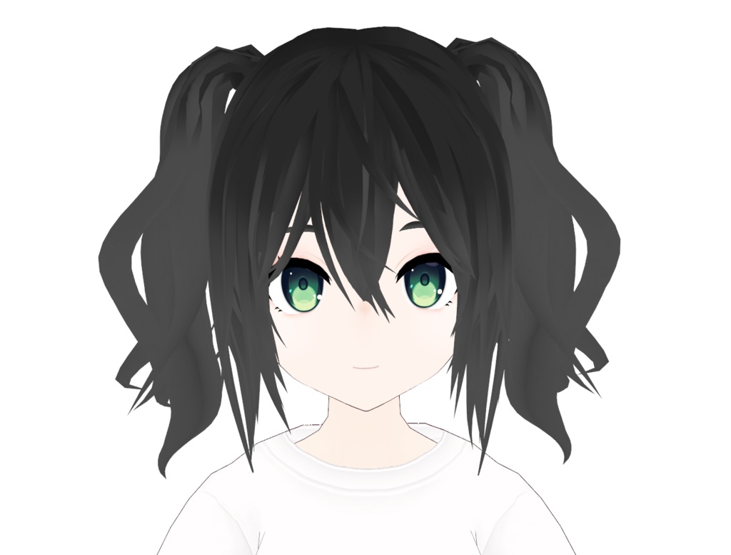 [Vroid] Pigtail Hair Preset with texture