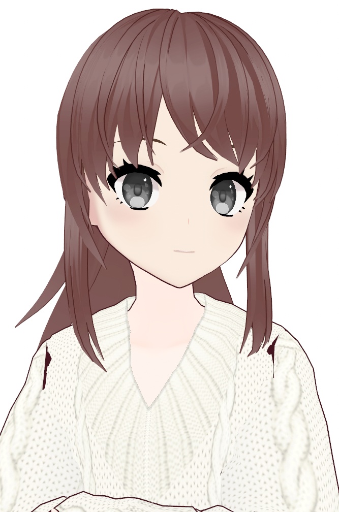 [Vroid] Anime Eye Texture 16 colors with eyeliner and lashes