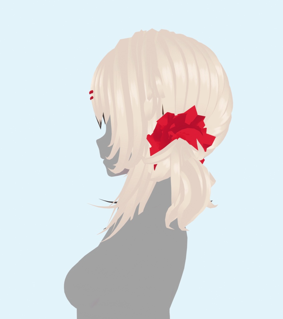 【VRoid 】♥ Two Hair 2n1 ♥ 2本の髪 pigtail hairstyle AND long hair! ♥