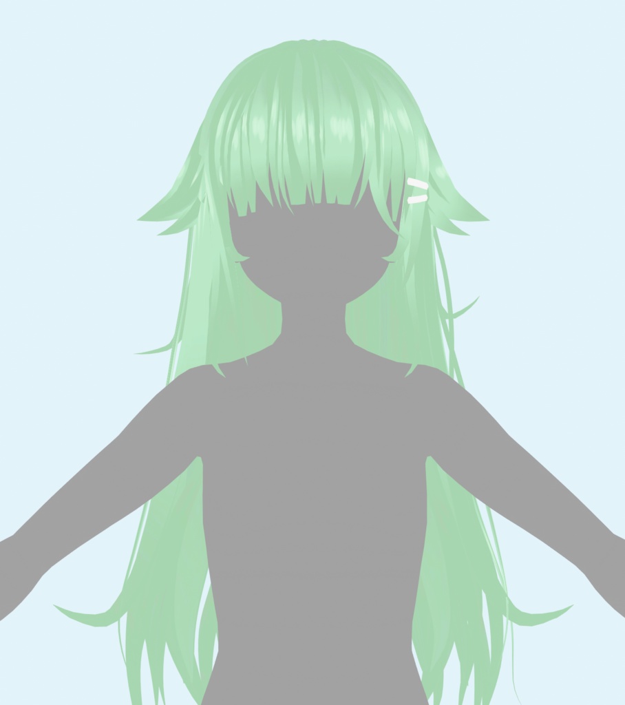 【VRoid 】♥ Hair Textures♥  髪の色 18 colors includes normal, vibrant and pastel