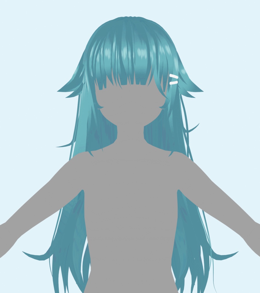 【VRoid 】♥ Hair Textures♥  髪の色 18 colors includes normal, vibrant and pastel