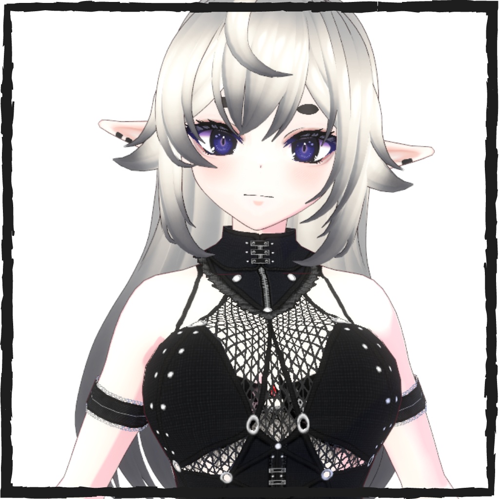 【VRoid 】Long Hair 長い髪