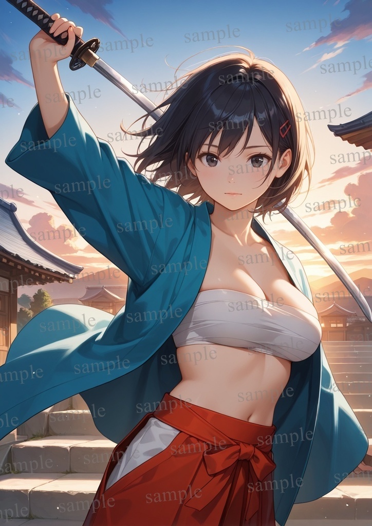 【100枚】CG集　AIイラスト集　侍　