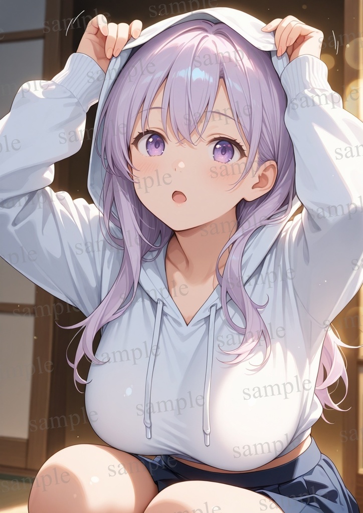 【10枚セット】有栖川凛 オリジナル 美少女 AIイラスト ポスター 2