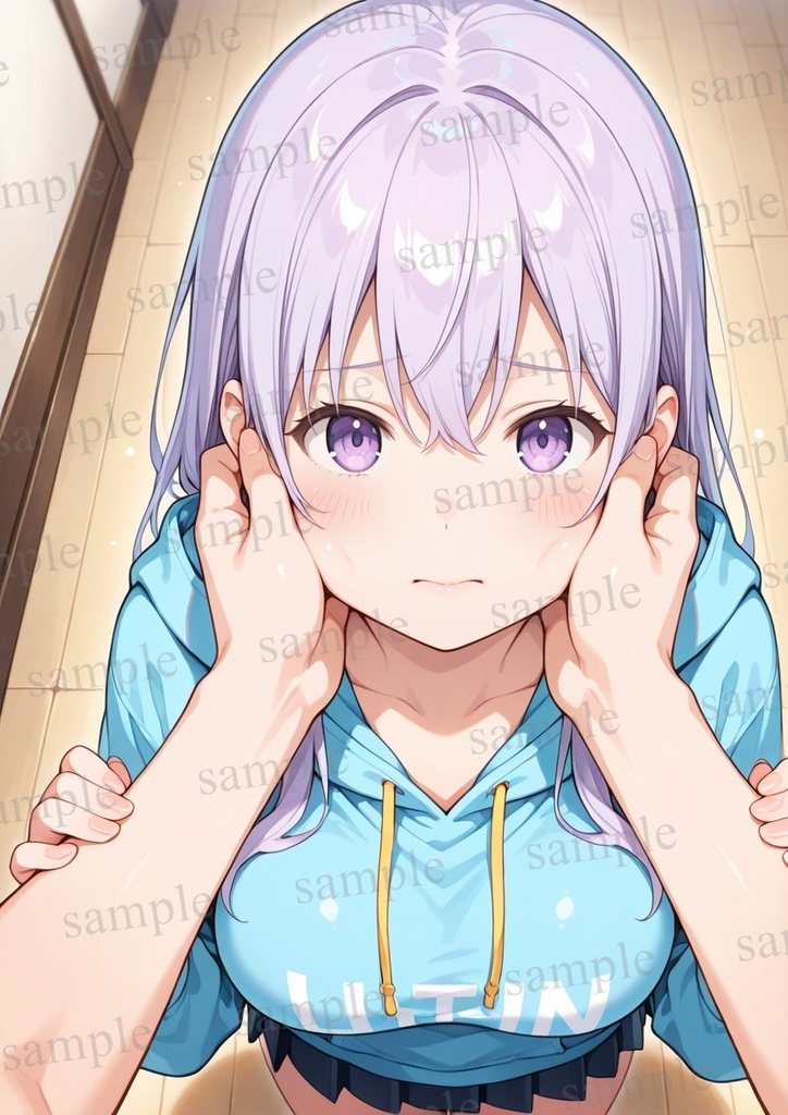 【10枚セット】有栖川凛 オリジナル 美少女 AIイラスト ポスター 2