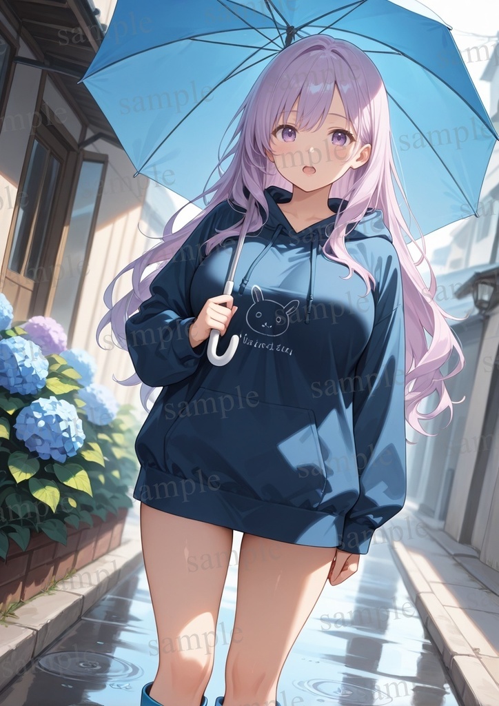 【10枚セット】有栖川凛 オリジナル 美少女 AIイラスト ポスター 2