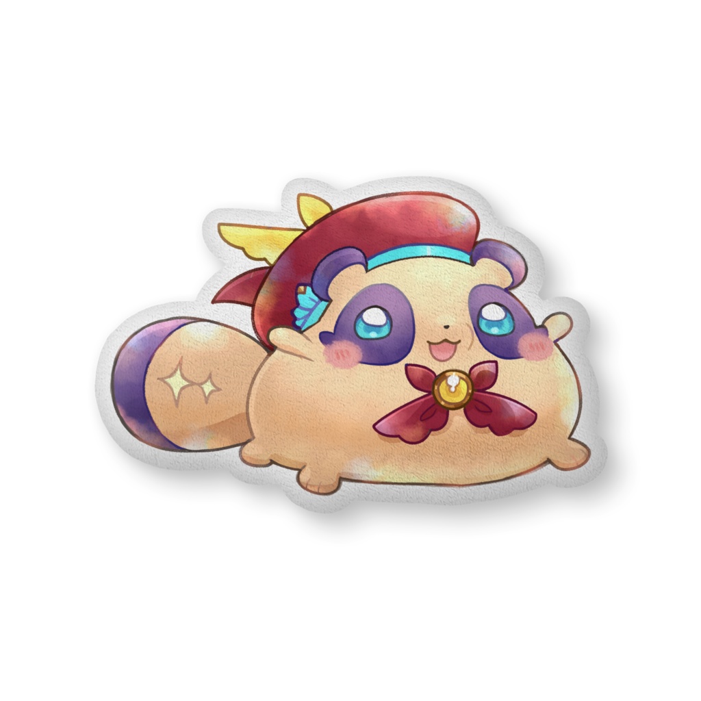 すやすやおやすみけもぽんクッション※大・中サイズあり