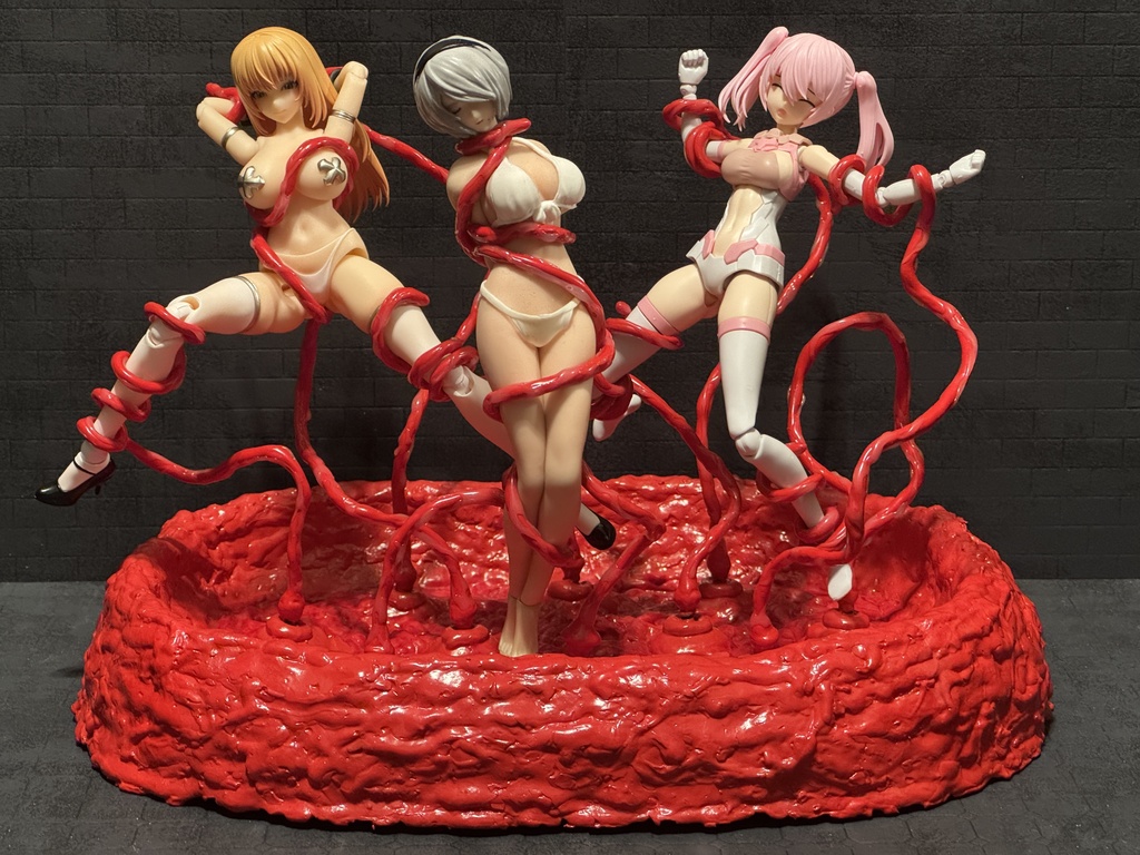 触手ディスプレイベース【ディストレスプール】(※触手別売)