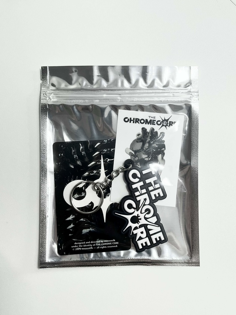 THE CHROME CORE 3Dラバーキーホルダー