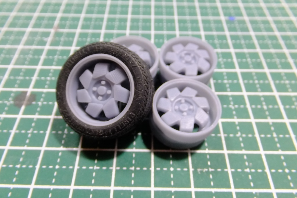 1/24 深リム15インチホイール (ATS UType風)