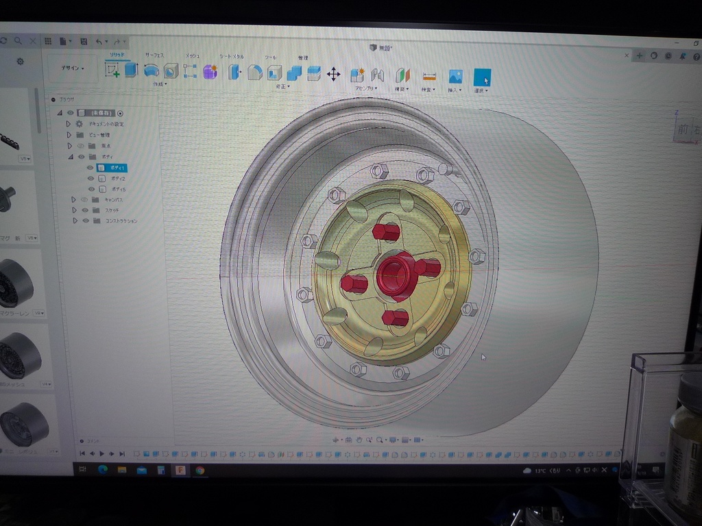 1/24 14インチ レーシングフォージ風 ホイール