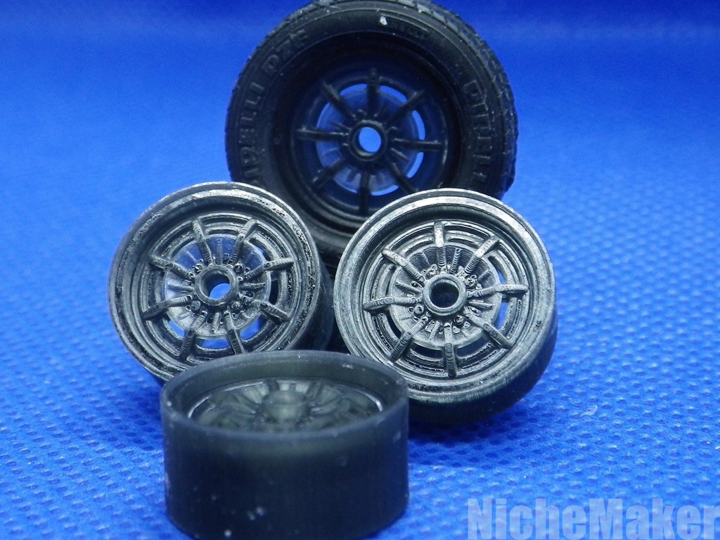 汎用 1/24 旧車ホイール 14インチ(カンパニョーロ風)