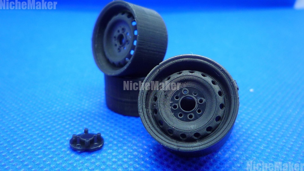 ★NEW★ 汎用 1/24 15インチ スーパーR.A.P. or 鉄チン 風ホイール