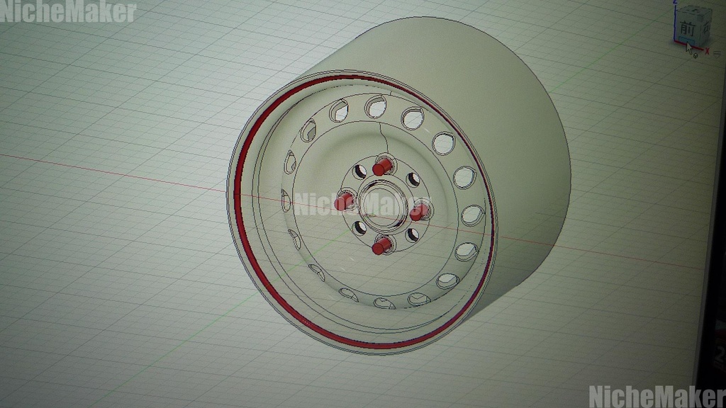 ★NEW★ 汎用 1/24 15インチ スーパーR.A.P. or 鉄チン 風ホイール