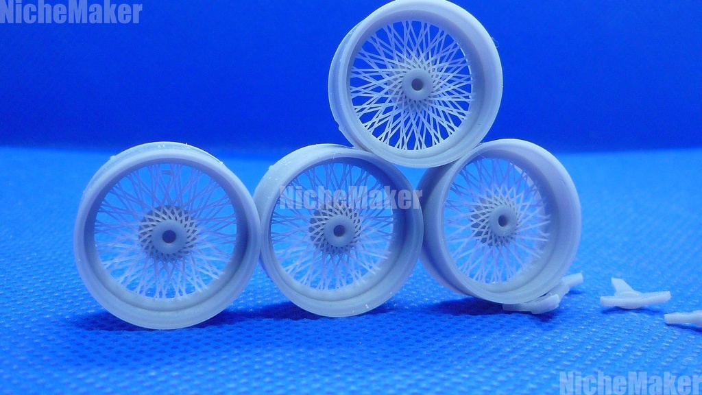 1/24 ハセガワ Ferrari250TR 対応 ワイヤーホイール