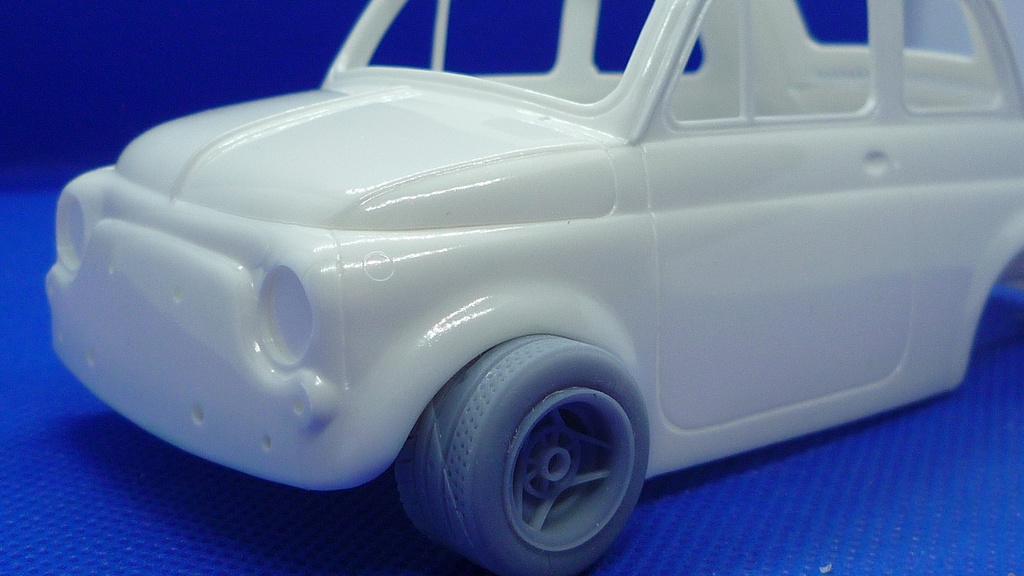 汎用 1/24 10インチ Giannnini Works(ジャンニーニワークス)風 セミレーシングタイヤセット