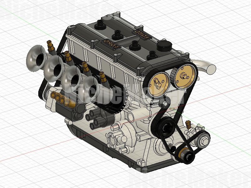 汎用 1/24 競技車用 エンジンキット