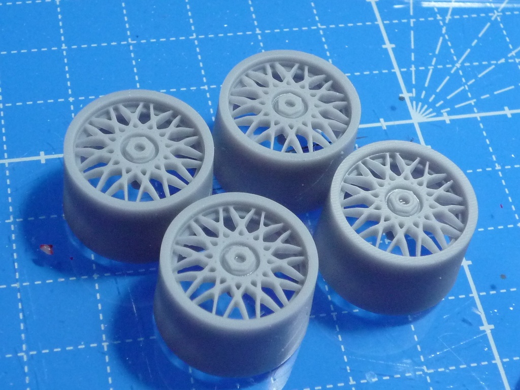Nunu 1/24 BMW M3 (E30) DTM対応換装ホイール BBS DTMタイプ