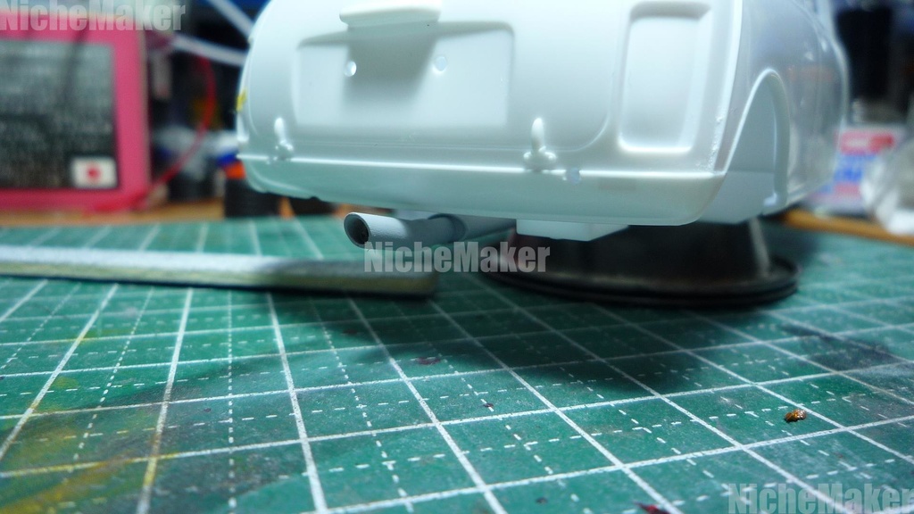 1/24 ハセガワ ミニクーパー対応 センターマフラー