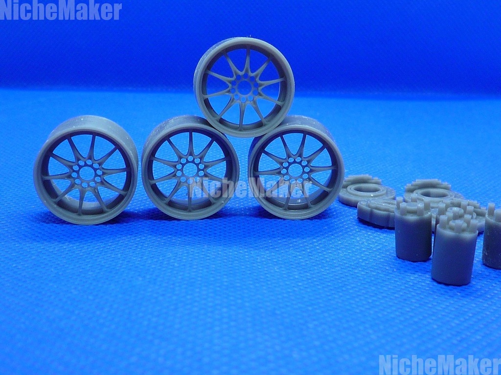 汎用 1/24 改造用ホイール ディスク付き
