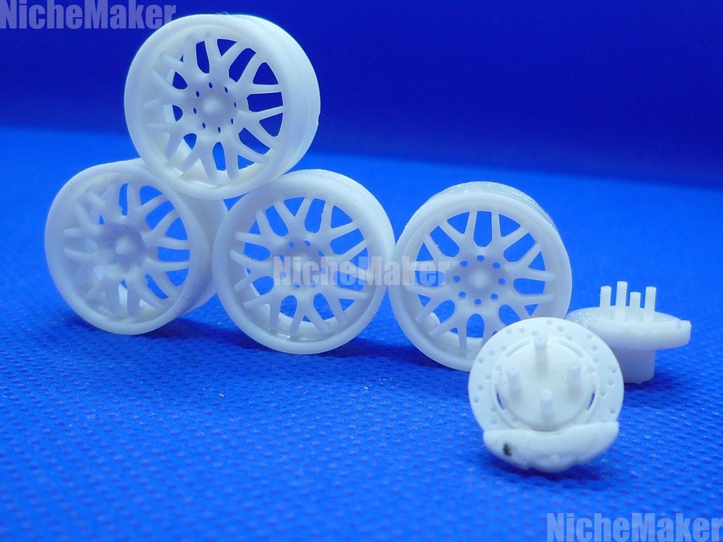 汎用 1/24 旧車FFメッシュホイール レーシングスパルコ風