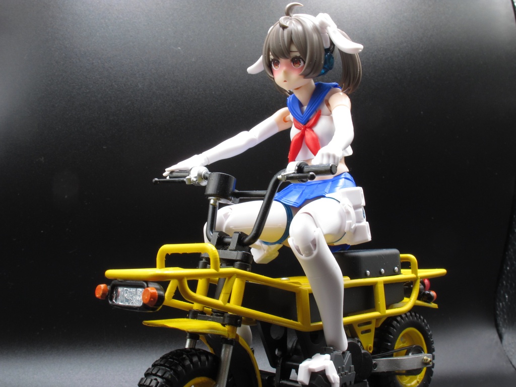 1/10~1/12(スケールフリー) 3Dプリント出力 オリジナル電動バイク 組立キット