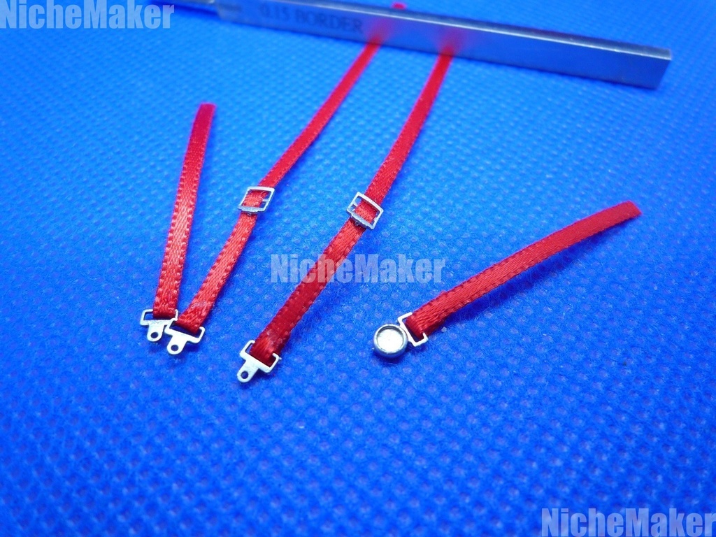 汎用 1/24サイズ シートに取付けるだけ!組立済みシートベルトセット!