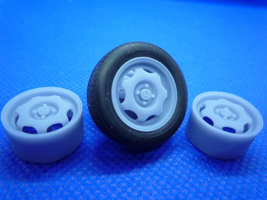 1/24 ハセガワ CIVIC(EF9)対応 純正鉄風ホイール