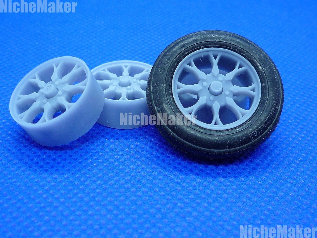 1/24 タミヤ、ハセガワ VWビートルType1 対応 カブトムシホイール